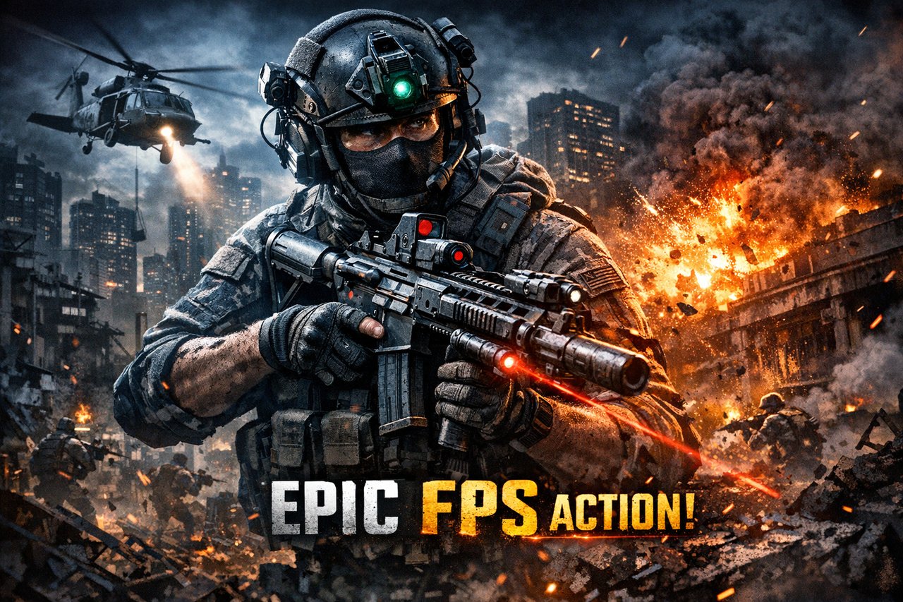 抖音风 FPS游戏视频